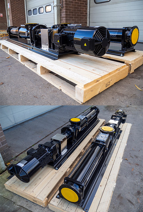 Two JN Range DN125 - 5” Horizontal Progressing Cavity Pumps Two JN Range DN125 - 5” Horizontal Progressing Cavity Pumps